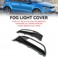 Pair Front Bumper Fog Light Cover Grill Grille 56c0853665j 6c0853666j For Vw Polo 6r 2014-2017 Only