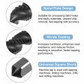 Uxcell 4pcs Spiral Flute Thread Taps M4 X 0 7 Nitride Coated Metric Screw Tap Fully Ground High Speed Steel 6542 Machine