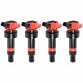 Ena Set Of 4 Red Ignition Coil For Hyundai Kia Accent Rio Elantra Gt Optima Soul Sonata Tucsonte Koup 2012 2013 2014 2015 2016 