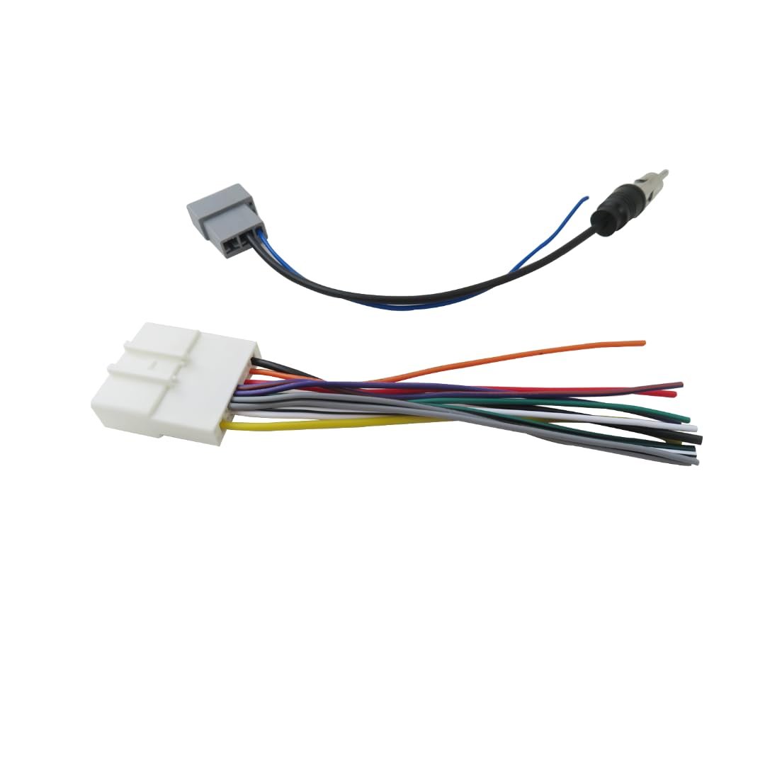 Car Stereo Wiring Harness Adapter 20 Pin Radio Cable Plug For Nissan Gt R Altima Sentra Murano Rogue And Subaru Forester