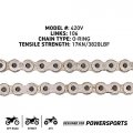 Niche 420 Drive Chain 106 Links O-ring With Connecting Master Link For Motorcycle Atv Dirt Bike