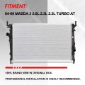 Dpi 2696 Factory Style 1-row Cooling Radiator Compatible With Mazda 3 0l 3l 2 3t At 04-09 Aluminum Core