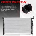 Dpi 2696 Factory Style 1-row Cooling Radiator Compatible With Mazda 3 0l 3l 2 3t At 04-09 Aluminum Core