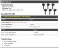 Ignition Coil Kit 6 Piece Compatible With 2011-2017 Ford Explorer Up To 9 2016 Excluding Turbo Models
