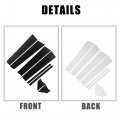 8 Pcs Door Cover Panel Trim Pillar Posts Exterior Window Anti Scratch Stickers For Nissan Sentra 2020-2021 Black