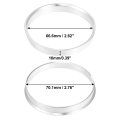 4pcs Od 70 1mm To Id 66 6mm Aluminum Alloy Car Hub Centric Rings Wheel Bore Center Spacer