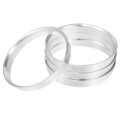 4pcs Od 70 1mm To Id 66 6mm Aluminum Alloy Car Hub Centric Rings Wheel Bore Center Spacer 