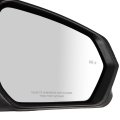 Right Side View Mirror Fit For 2018-2022 Chevrolet Equinox W Turn Signal Blind Spot Detection Chrome 8 Pins Gm1321595