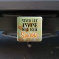 Never Let Anyone Dull Your Sparkle Tow Trailer Hitch Cover Plug Insert