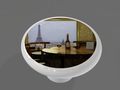 Paris Cafe High Gloss Ceramic Drawer Knob 