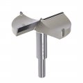 Forstner Drill Bits 80mm Tungsten Carbide Wood Hole Saw Auger Opener Woodworking Hinge Drilling Boring Bit Cutter Beige Silver 