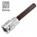 Uxcell 1 2 Drive X H10 10mm Hex Bit Socket S2 Steel Bits Cr-v Sockets 4 Length Use With Ratchet Wrench Slide Bar Extension Rod