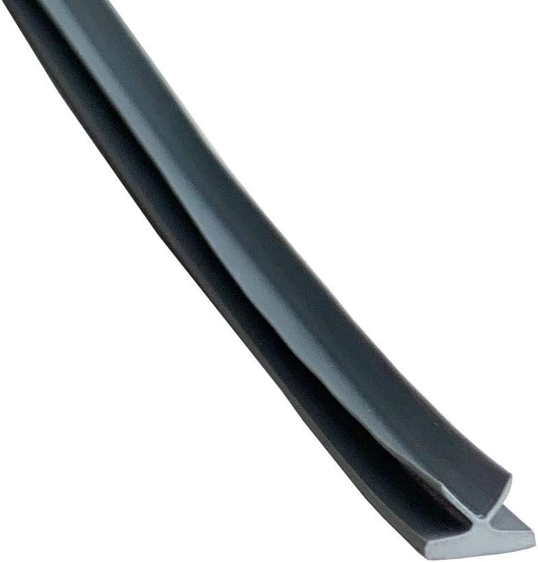 Shower Door Gray Vinyl Pivot Gasket For Swing Doors 7 Ft Long