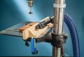 Dust Right Port For Drill Press Fence Upward Angled Sawdust Collection System Smooth Use Portable Woodworking Tool Upgrade Abs