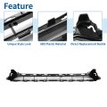 1 Pcs Lower Front Hood Bumper Grille Grill Center No 4g0807683c For Audi A6 C7pa Sline 2018 Sport Style Black