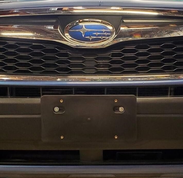 Front License Plate Mount Bcket Round Hole Apter Kit For Subaru Impreza 2012a 2025 A Holder Set With 2 Adapters Toggle Anchors
