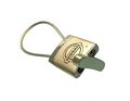 Nissan Logo Metal Silver Chrome Cable Car Key Chain Ring Fob