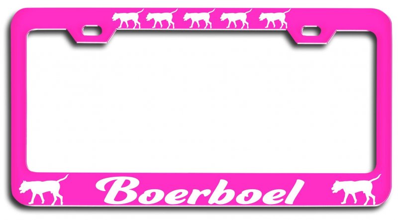 Boerboel Dogs Pets Pn Metal License Plate Frame Tag Holder M14