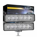 10 000lm Off-road Led Light Bar Aubeamto 2-pack 48ws Car Driving Fogs Pickups Backup Light Work Light Pods Fits12v 24v Vehicles 