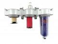 1 2 Npt Mid Flow 3 Stages Filter Coalescing Desiccant Dryer System For Compressed Air Lines Poly Bowls Great Paint Spray And 