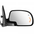 Aintier Passenger Side Mirror With Manual Fold Heated Turn Signal Compatible 2003-06 For Chevy Silverado 1500 2007 Classic