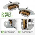 M Mati Rear Left Right Brake Calipers Pads For Yamaha Rhino 700 Yx Viking 700 Yxm700 Yxc700 Wolverine Yxe70 Yxf85