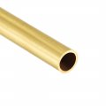 Uxcell Brass Round Tube 300mm Length 5mm Od 0 Wall Thickness Seamless Straight Pipe Tubing 3 Pcs