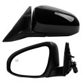 Driver Side Mirror For 2012 2013 2014 Toyota Camry Left Door With Manual Folding Power Heated Glass Replace To1320276 