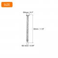 Uxcell 50pcs Fence Deck Nails 1 3 16 Inch 304 Stainless Steel Spiral Nail Shank Spikes For House Floor Repairing Wall