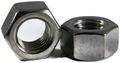 Finish Hex Nuts A2 Stainless Steel M10 X 1 5 17 0 Flats By 7 64 Thick 250 Piece Set Silver Color 