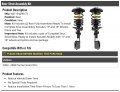 Rear Strut And Coil Spring Assembly 2 Piece Kit Compatible With 2004-2008 Pontiac Grand Prix Excludes 17 Inch 18 Wheels Police