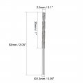 Uxcell 2 5mm Diamond Twist Drill Bits High Speed Steel For Glass Sea Shells Stone Tiles Pcs