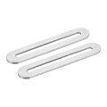 2pcs Adjustable Flat Mending Plate Support With Slot 3 54 X 0 75 Inch Stainless Steel Slotted Straight Brace Brackets For 
