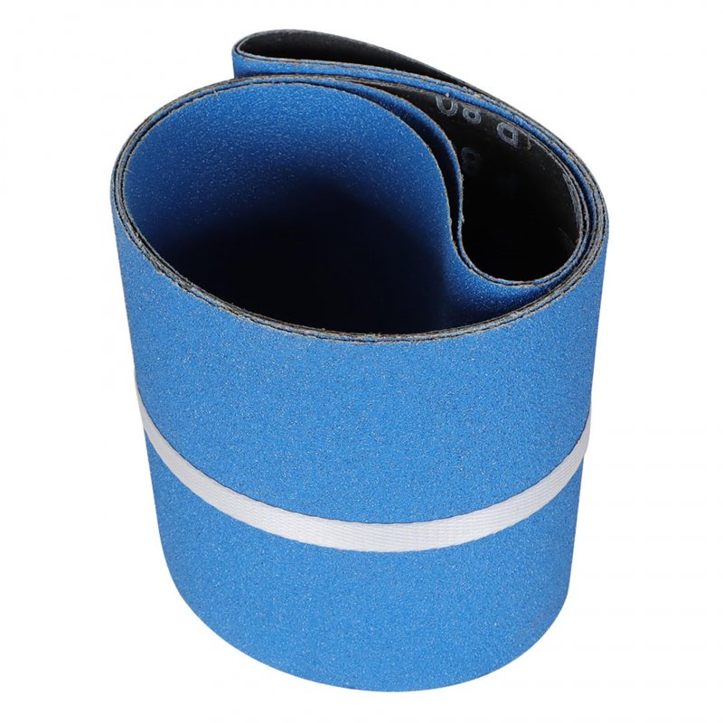 2 Pack 6 X 48 In Zirconia Sanding Belts 80 Grit Abrasive Sand Paper For Wood Metal And Automobile Polishing