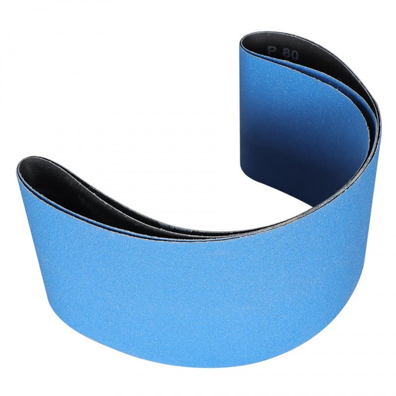 2 Pack 6 X 48 In Zirconia Sanding Belts 80 Grit Abrasive Sand Paper For Wood Metal And Automobile Polishing