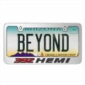 Ipick Image Made For 392 Hemi 3d Embossed Letters On Mirror Chrome Metal License Plate Frame Dodge Jeep Ram