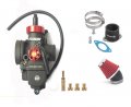 Nibbi Motorcycle Carburetor Pe26mm 125cc Kit With Cg Intake Manifold 48mm Air Filter Fit Honda Yamaha Suzuki Kawasaki Scooter 