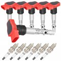 Aintier Ignition Coil Coils Iridium Spark Plugs Uf483 2001 2002 2003 2004 2005 A4 Tt