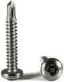 Torx W Pin Tamper Proof Security Pan Self Driller Tek-3 Screw 18-8 Stainless Steel 10 X 2 T-25 Qty-250 