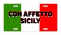 Con Affetto Sicily Italy Italian Des 3 Aluminum Car License Plate 