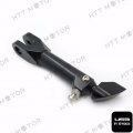 Httmt Ak-014- Motorcycle Aluminum Kickstand Black Compatible With S1000rr 10-13 2011 2012 Adjustable