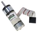 416 Rpm Precision Planetary Gearmotor With Encoder 12vdc 19 To 1 Gear Ratio 4mm D Shaft Full Metal Gears And Ball Bearing Model 