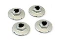 1991-1993 Ford Mustang Quarter Panel Body Side Molding Nuts Washers 4pc Replacement Hardware 