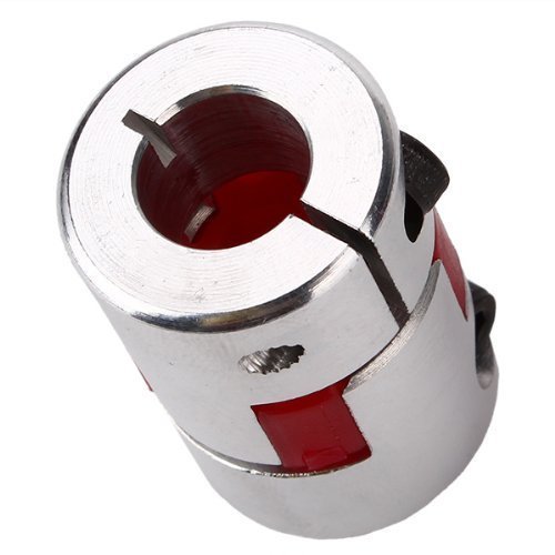 Perfectech 5mm X 6 35mm Cnc Motor Flexible Plum Coupling Spider Jaw Shaft Coupler D20 L30