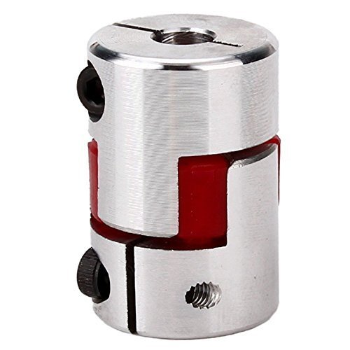 Perfectech 5mm X 6 35mm Cnc Motor Flexible Plum Coupling Spider Jaw Shaft Coupler D20 L30