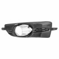 Auto Dynasty Gm1038120 Front Fog Light Bezel Compatible With Buick Allure Lacrosse 2010-2013 Driver Left Side Smooth Black