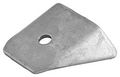 Allstar Performance 60027-25 25pk Body Brace Tabs Flat Mount 250 Holes 