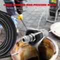 Sewer Cleaning Tool High Pressure Nozzle 2 Pack For Washer Stainless Steel With 1 Front Jet And 6 Rear Jets 4 In Quick