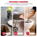 Sewer Cleaning Tool High Pressure Nozzle 2 Pack For Washer Stainless Steel With 1 Front Jet And 6 Rear Jets 4 In Quick