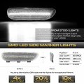Vipmotoz Full Led Strip Front Side Marker Lights Fender Parking Lamps Compatible With 2000-2003 Bmw E46 3 Series 323ci 328ci